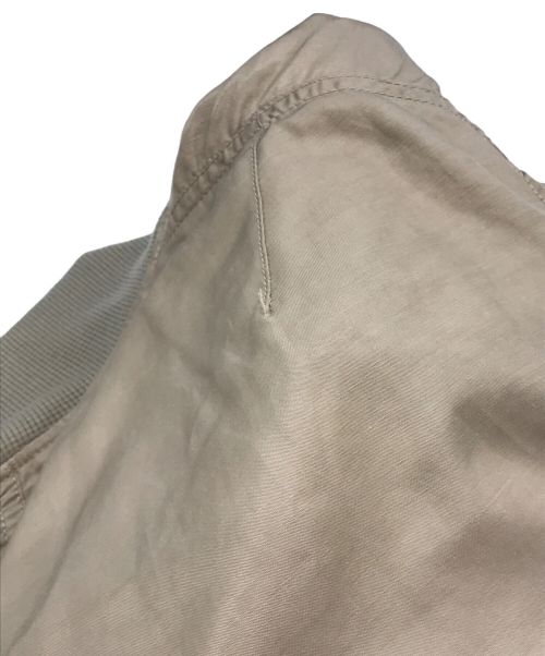 jieda（ジエダ）jieda (ジエダ) フライトジャケット ベージュ サイズ:2の古着・服飾アイテム