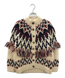 estelle（エステール）の古着「ニットカーディガン」｜アイボリー