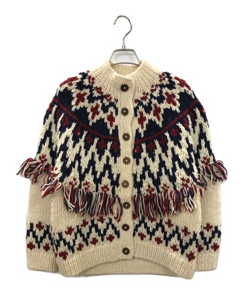 estelle（エステール）estelle (エステール) ニットカーディガン アイボリー サイズ:Freeの古着・服飾アイテム