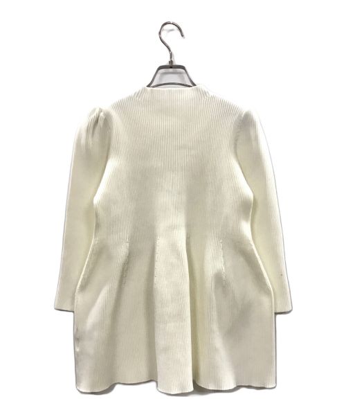 CELFORD（セルフォード）CELFORD (セルフォード) 長袖ペプラムニットプルオーバー アイボリー サイズ:38の古着・服飾アイテム