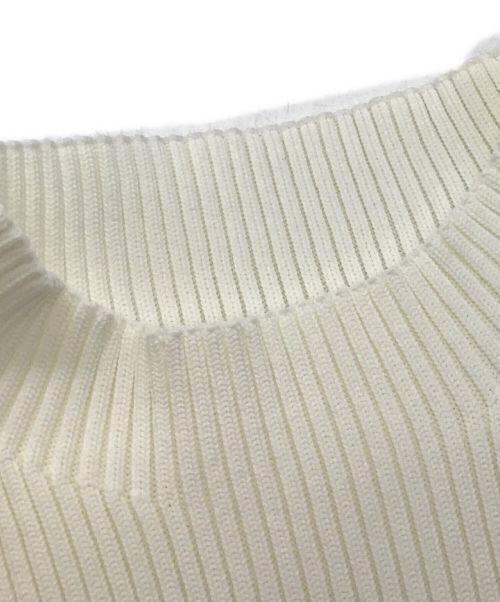 CELFORD（セルフォード）CELFORD (セルフォード) 長袖ペプラムニットプルオーバー アイボリー サイズ:38の古着・服飾アイテム