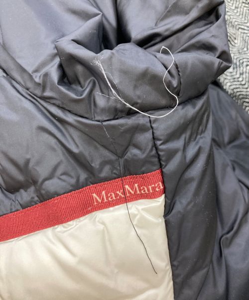 Max Mara Studio（マックスマーラ ストゥディオ）Max Mara Studio (マックスマーラ ストゥディオ) ファーダウンコート グレー サイズ:36の古着・服飾アイテム