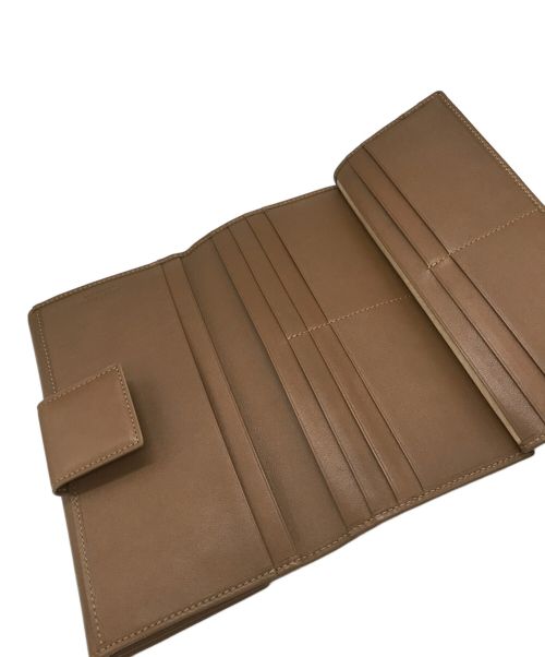 BVLGARI（ブルガリ）BVLGARI (ブルガリ) Woman wallet Longtreble ブラウンの古着・服飾アイテム