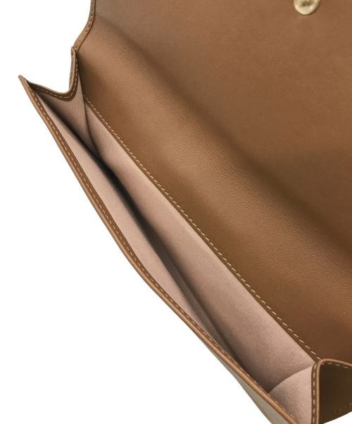 BVLGARI（ブルガリ）BVLGARI (ブルガリ) Woman wallet Longtreble ブラウンの古着・服飾アイテム