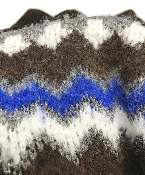 JOURNAL STANDARD relume（ジャーナルスタンダード レリューム）JOURNAL STANDARD relume (ジャーナルスタンダード レリューム) ジャガードWジップカーディガン ブラウン サイズ:Freeの古着・服飾アイテム