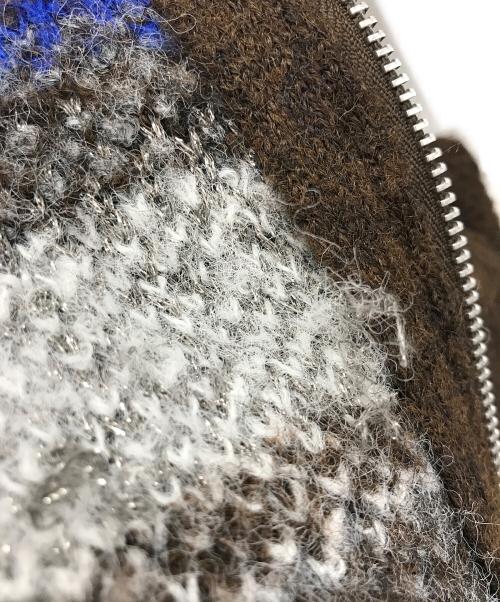 JOURNAL STANDARD relume（ジャーナルスタンダード レリューム）JOURNAL STANDARD relume (ジャーナルスタンダード レリューム) ジャガードWジップカーディガン ブラウン サイズ:Freeの古着・服飾アイテム