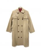 SueUNDERCOVERスーアンダーカバー）の古着「コットンフランネルトレンチコート」｜ブラウン