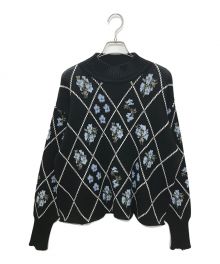 furfur（ファーファー）の古着「ドルマンスリーブニット」｜ブラック