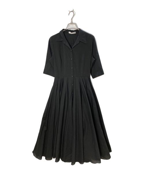 JENNE（ジェンヌ）JENNE (ジェンヌ) シャツワンピース/ジェンヌ/iwa24SS-op02 ブラック サイズ:Ｍの古着・服飾アイテム