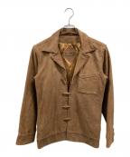 Burnoutバーンアウト）の古着「レザージャケット/バーンアウト」｜ブラウン