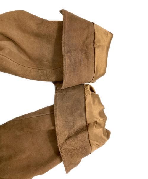 Burnout（バーンアウト）Burnout (バーンアウト) レザージャケット/バーンアウト ブラウン サイズ:ｍの古着・服飾アイテム