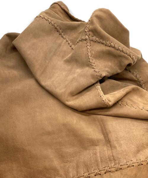 Burnout（バーンアウト）Burnout (バーンアウト) レザージャケット/バーンアウト ブラウン サイズ:ｍの古着・服飾アイテム