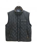 POLO RALPH LAURENポロ・ラルフローレン）の古着「キルティングベスト」｜ネイビー