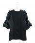 UN3D. (アンスリード) オープンギャザースリーブトップ/アンスリード/522310405501 ブラック サイズ:36：8000円
