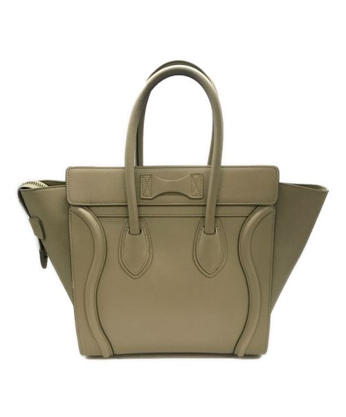 CELINE（セリーヌ）CELINE (セリーヌ) ラゲージ マイクロバッグ ベージュの古着・服飾アイテム