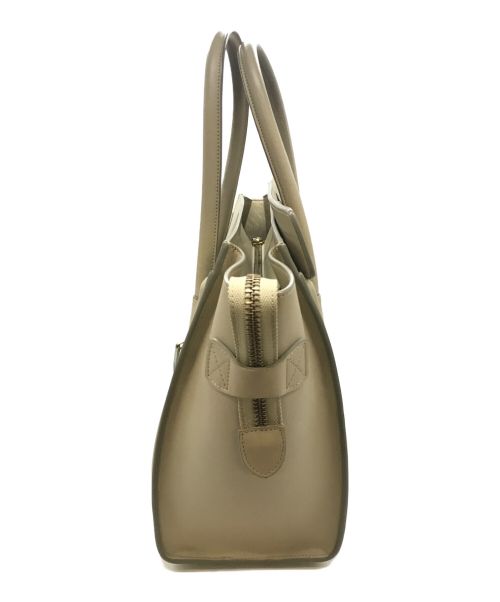 CELINE（セリーヌ）CELINE (セリーヌ) ラゲージ マイクロバッグ ベージュの古着・服飾アイテム