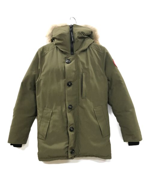 CANADA GOOSE（カナダグース）CANADA GOOSE (カナダグース) Jasper Parka Heritage　ジャスパーパーカヘリテージダウン　3438JM カーキ サイズ:Sの古着・服飾アイテム