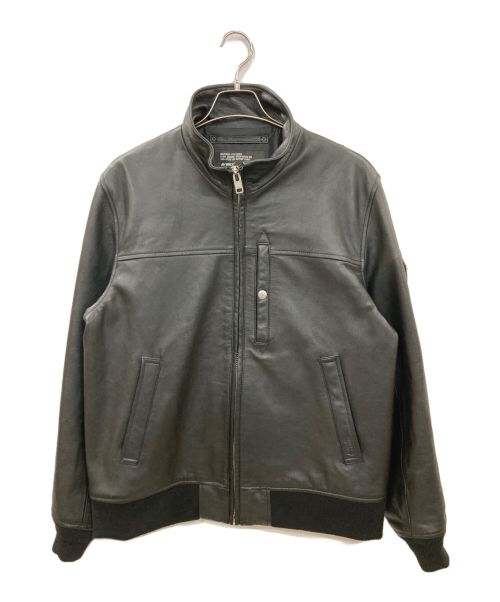 AVIREX（アヴィレックス）AVIREX (アヴィレックス) レザージャケット ブラック サイズ:2XLの古着・服飾アイテム
