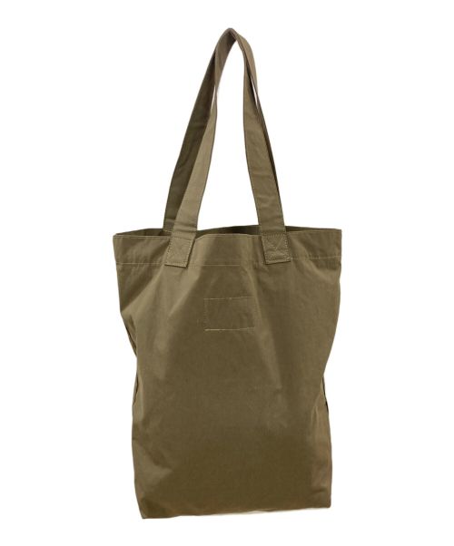 MHL（エムエイチエル）MHL (エムエイチエル) PROOFED HIGHCOUNT TWILL TOT　トートバッグ　 オリーブの古着・服飾アイテム