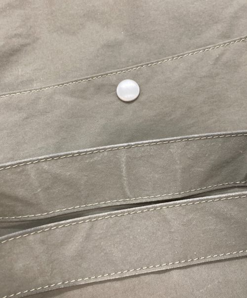 MHL（エムエイチエル）MHL (エムエイチエル) PROOFED HIGHCOUNT TWILL TOT　トートバッグ　 オリーブの古着・服飾アイテム