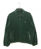 POLO RALPH LAURENポロ・ラルフローレン）の古着「90’ｓポーラテックフリーススイングトップ　三角タグ」｜グリーン