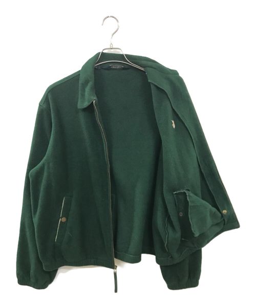 POLO RALPH LAUREN（ポロ・ラルフローレン）POLO RALPH LAUREN (ポロ・ラルフローレン) 90’ｓポーラテックフリーススイングトップ　三角タグ グリーン サイズ:Ｌの古着・服飾アイテム