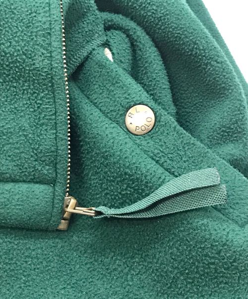 POLO RALPH LAUREN（ポロ・ラルフローレン）POLO RALPH LAUREN (ポロ・ラルフローレン) 90’ｓポーラテックフリーススイングトップ　三角タグ グリーン サイズ:Ｌの古着・服飾アイテム