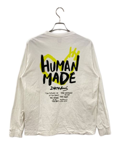 HUMAN MADE（ヒューマンメイド）HUMAN MADE (ヒューマンメイド) 24SS グラフィックロングスリーブTEE ホワイト サイズ:XLの古着・服飾アイテム
