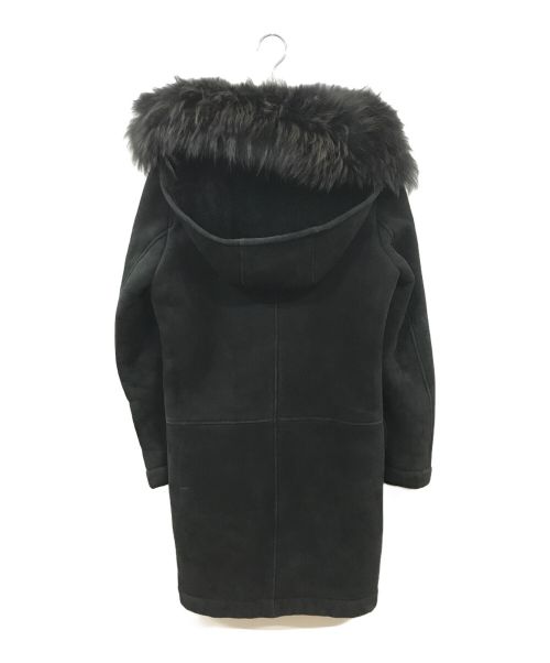 Sov.（ソブ）Sov. (ソブ) ファー付ムートンコート　3772053 ブラック サイズ:38の古着・服飾アイテム