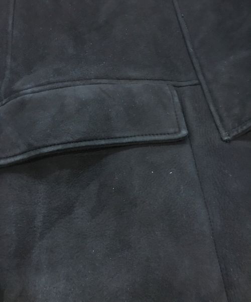 Sov.（ソブ）Sov. (ソブ) ファー付ムートンコート　3772053 ブラック サイズ:38の古着・服飾アイテム