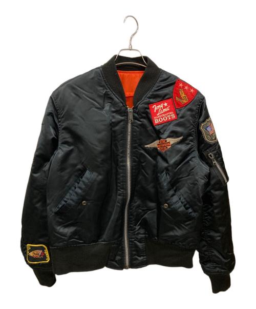 CORINTH MFG.CO（コリンスマニファクチュア）CORINTH MFG.CO (コリンスマニファクチュア) ワッペンフライトジャケット ネイビー サイズ:Ｍの古着・服飾アイテム