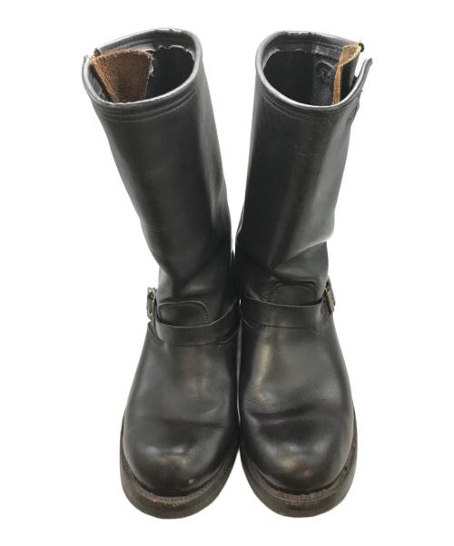 IrregulaR by ZIP STEVENSON（イレギュラーバイジップスティーブンソン）IrregulaR by ZIP STEVENSON (イレギュラーバイジップスティーブンソン) エンジニアブーツ ブラック サイズ:左足US10　右足US10 1/2の古着・服飾アイテム