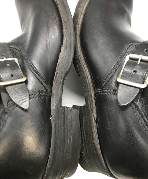 IrregulaR by ZIP STEVENSON（イレギュラーバイジップスティーブンソン）IrregulaR by ZIP STEVENSON (イレギュラーバイジップスティーブンソン) エンジニアブーツ ブラック サイズ:左足US10　右足US10 1/2の古着・服飾アイテム