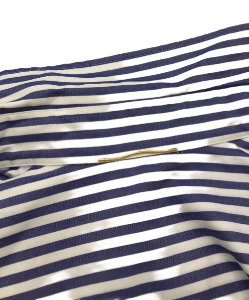 DEUXIEME CLASSE（ドゥーズィエム クラス）Deuxieme Classe (ドゥーズィエム クラス) ストライプシャツ ブルー サイズ:Freeの古着・服飾アイテム