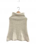 AP STUDIOエーピーストゥディオ）の古着「リブニットケープ　23090586660030」｜ホワイト