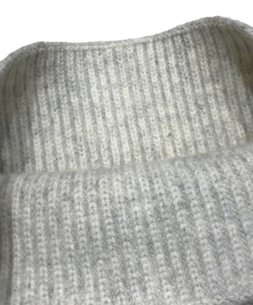 AP STUDIO（エーピーストゥディオ）AP STUDIO (エーピーストゥディオ) リブニットケープ　23090586660030 ホワイト サイズ:表記なしの古着・服飾アイテム