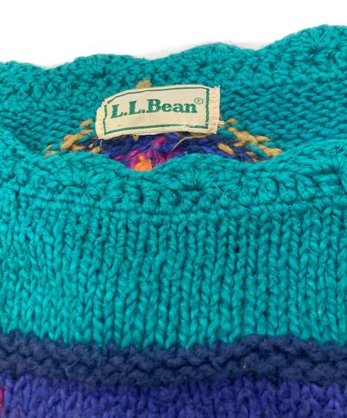 L.L.Bean（エルエルビーン）L.L.Bean (エルエルビーン) 90’ｓデザインニット　エルエルビーン グリーン サイズ:表記なしの古着・服飾アイテム