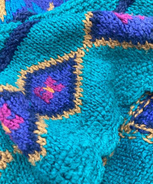 L.L.Bean（エルエルビーン）L.L.Bean (エルエルビーン) 90’ｓデザインニット　エルエルビーン グリーン サイズ:表記なしの古着・服飾アイテム