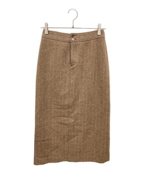 RALPH LAUREN（ラルフローレン）RALPH LAUREN (ラルフローレン) ツイードスカート ブラウン サイズ:9の古着・服飾アイテム