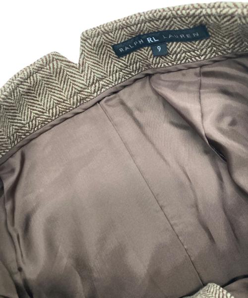 RALPH LAUREN（ラルフローレン）RALPH LAUREN (ラルフローレン) ツイードスカート ブラウン サイズ:9の古着・服飾アイテム