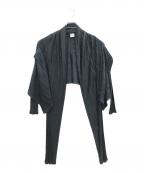 ISSEY MIYAKEイッセイミヤケ）の古着「プリーツボレロ」｜ネイビー