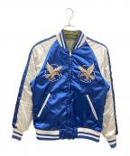 ALPHA INDUSTRIESアルファインダストリーズ）の古着「リバーシブルジャケット/アルファインダストリーズ/0615-00-573-8336」｜カーキ×ブルー