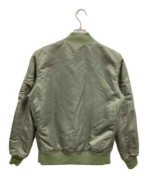 ALPHA INDUSTRIES（アルファインダストリーズ）ALPHA INDUSTRIES (アルファインダストリーズ) リバーシブルジャケット/アルファインダストリーズ/0615-00-573-8336 カーキ×ブルー サイズ:Sの古着・服飾アイテム