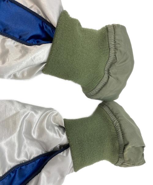 ALPHA INDUSTRIES（アルファインダストリーズ）ALPHA INDUSTRIES (アルファインダストリーズ) リバーシブルジャケット/アルファインダストリーズ/0615-00-573-8336 カーキ×ブルー サイズ:Sの古着・服飾アイテム