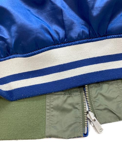 ALPHA INDUSTRIES（アルファインダストリーズ）ALPHA INDUSTRIES (アルファインダストリーズ) リバーシブルジャケット/アルファインダストリーズ/0615-00-573-8336 カーキ×ブルー サイズ:Sの古着・服飾アイテム