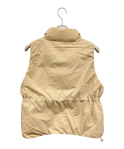 SLOBE IENA（スローブ イエナ）SLOBE IENA (スローブ イエナ) P/NPタフタダウンベスト ベージュ サイズ:表記なしの古着・服飾アイテム