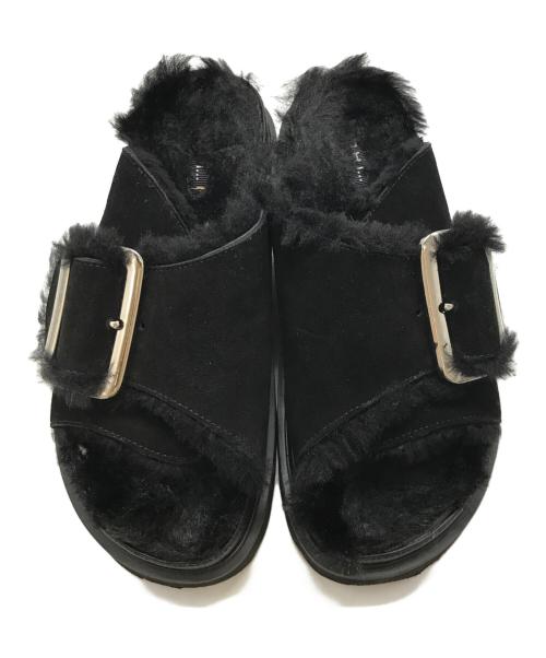 MOHI（モヒ）MOHI (モヒ) ビッグバックルサンダル　MOHI　1902466 ブラック サイズ:39の古着・服飾アイテム