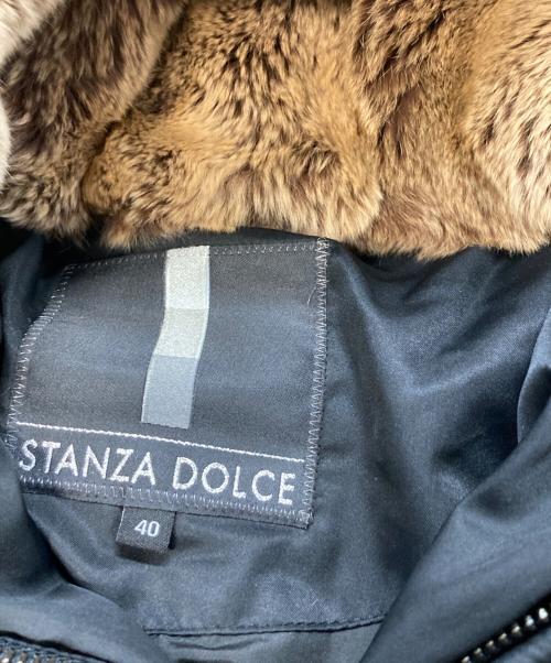 STANZA DOLCE（スタンザドルチェ）stanza dolce (スタンザドルチェ) ダウンコート ブラック サイズ:40の古着・服飾アイテム