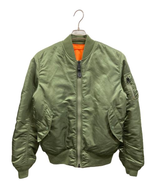 ALPHA（アルファ）ALPHA (アルファ) MA-1ジャケット/アルファ/J-82790J グリーン サイズ:Ｍの古着・服飾アイテム