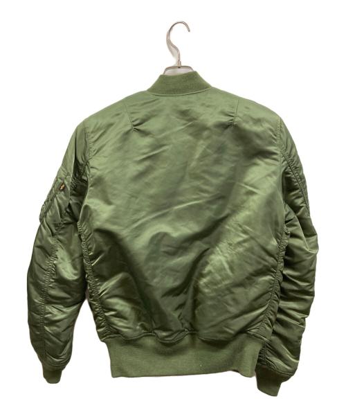 ALPHA（アルファ）ALPHA (アルファ) MA-1ジャケット/アルファ/J-82790J グリーン サイズ:Ｍの古着・服飾アイテム